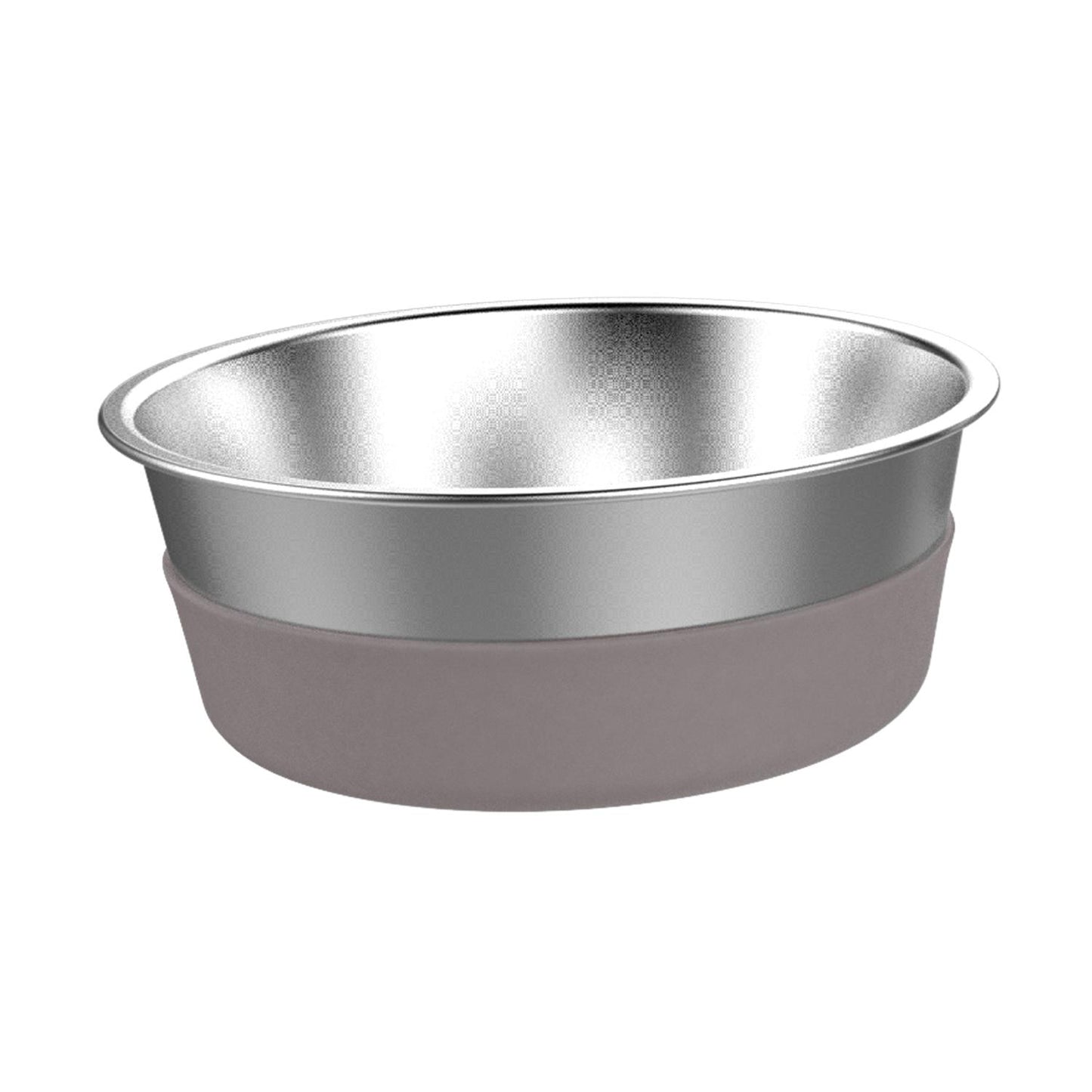 Messy Mutts Stainless Steel Heavy Gauge Non-Slip Dog Bowl, Medium (Size: Medium)