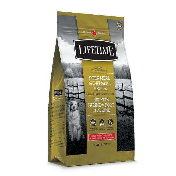 Lifetime Pork & Oatmeal Recipe Dry Dog Food, 5-lb (Size: 5-lb)