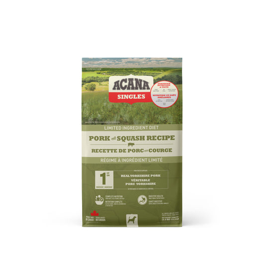 ACANA Singles Limited Ingredient Diet Pork & Squash Recipe Dry Dog Food, 10.8-kg (Size: 10.8-kg)