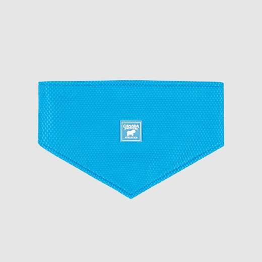 Canada Pooch Cooling Dog Bandana, Blue, Large (Size: Large)