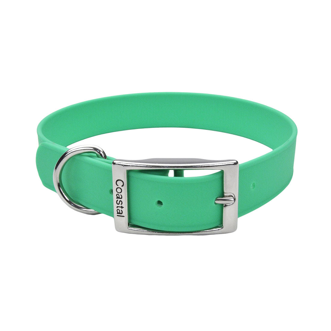 Pro Waterproof Dog Collar, Green, 1-inx24-in (Size: 1-inx24-in)