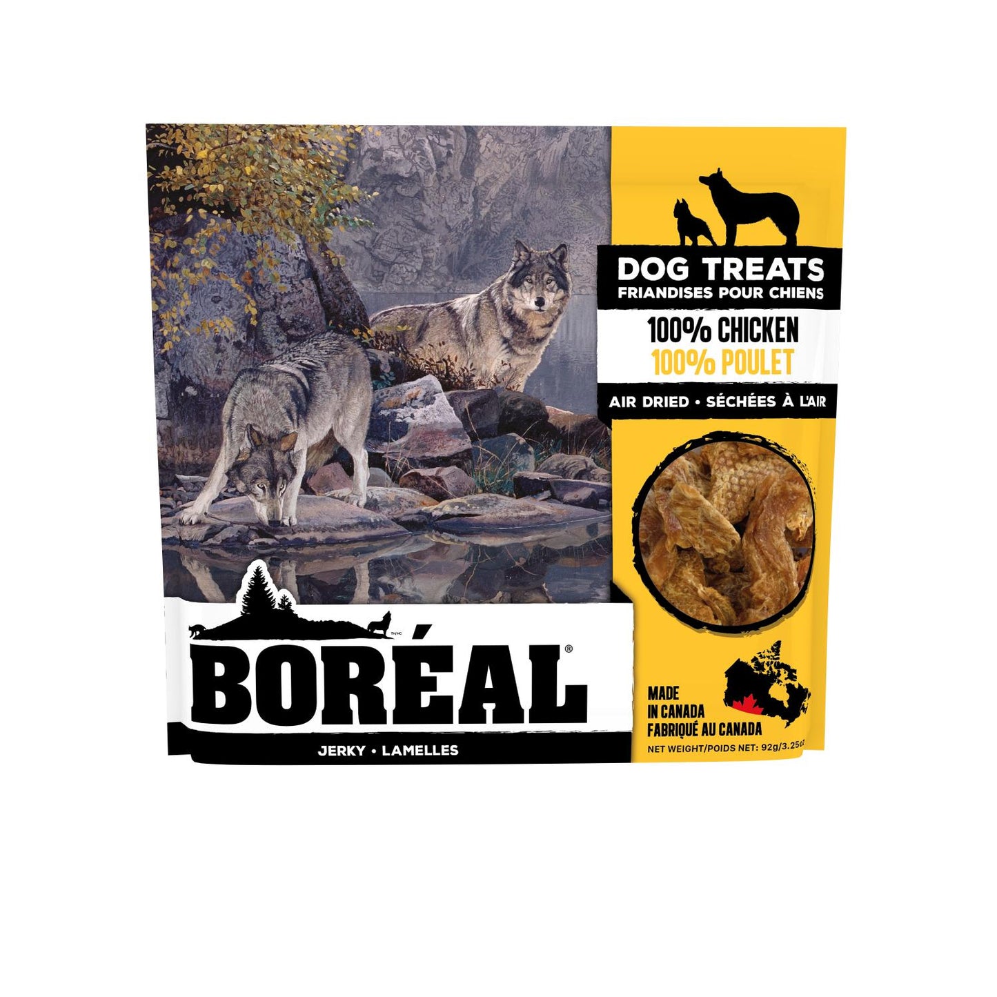 Boreal 100% Chicken Jerky Dog Treats, 92-gram (Size: 92-gram)