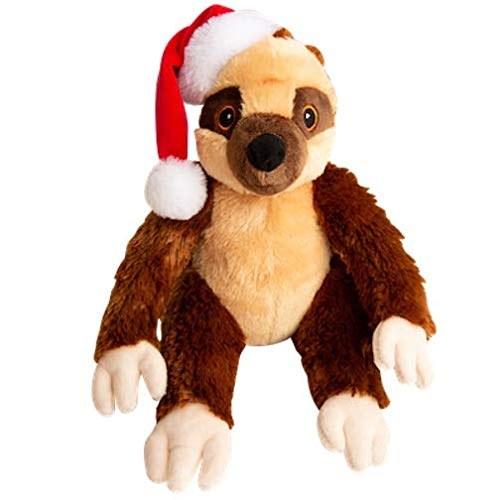 Snugarooz Sasha Claus Sloth Dog Toy