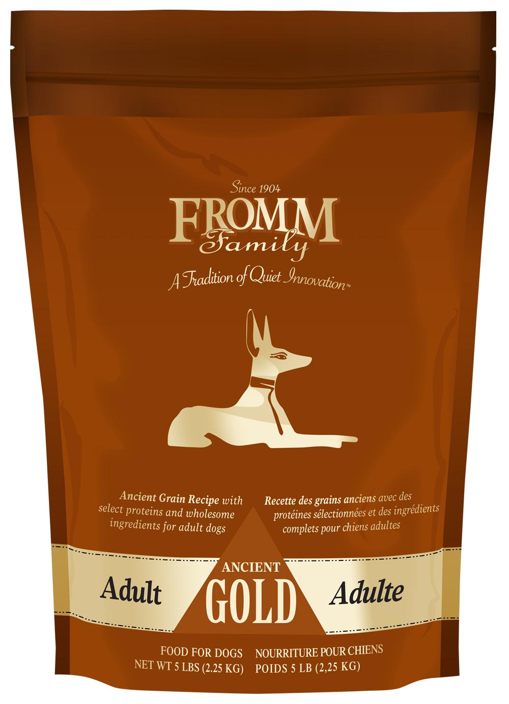 Fromm Family Adult Ancient Gold Dry Dog Food, 5-lb (Size: 5-lb)