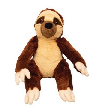 Snugarooz Sasha the Sloth Dog Toy, 11-in (Size: 11-in)