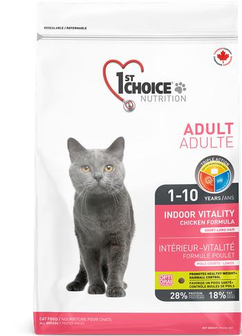 1st Choice Nutrition Indoor Vitality Chicken Dry Cat Food, 6-lb (Size: 6-lb)