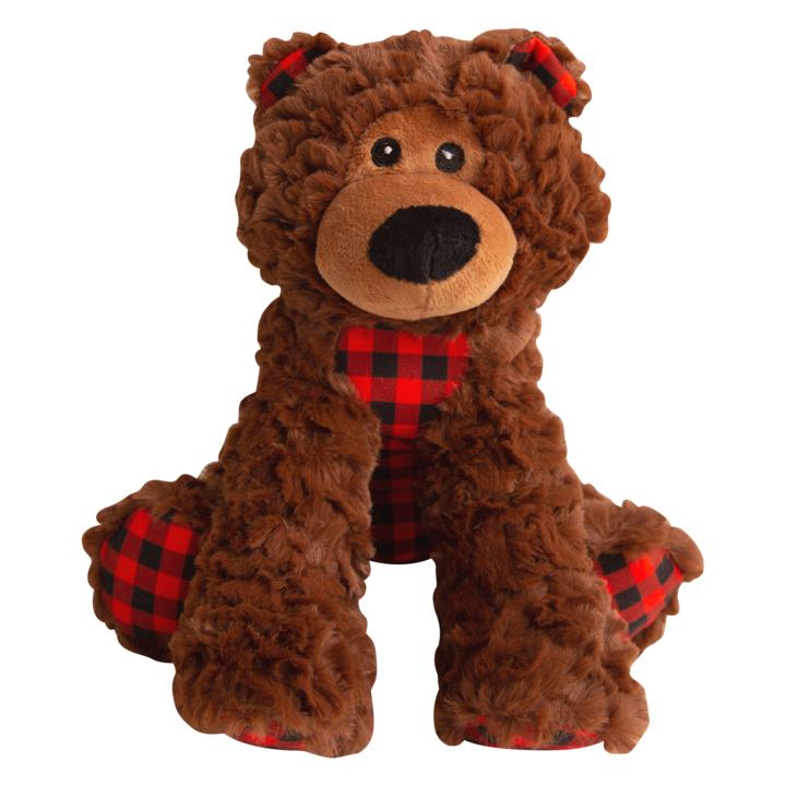 Snugarooz Benny the Bear Dog Toy, 11-in (Size: 11-in)