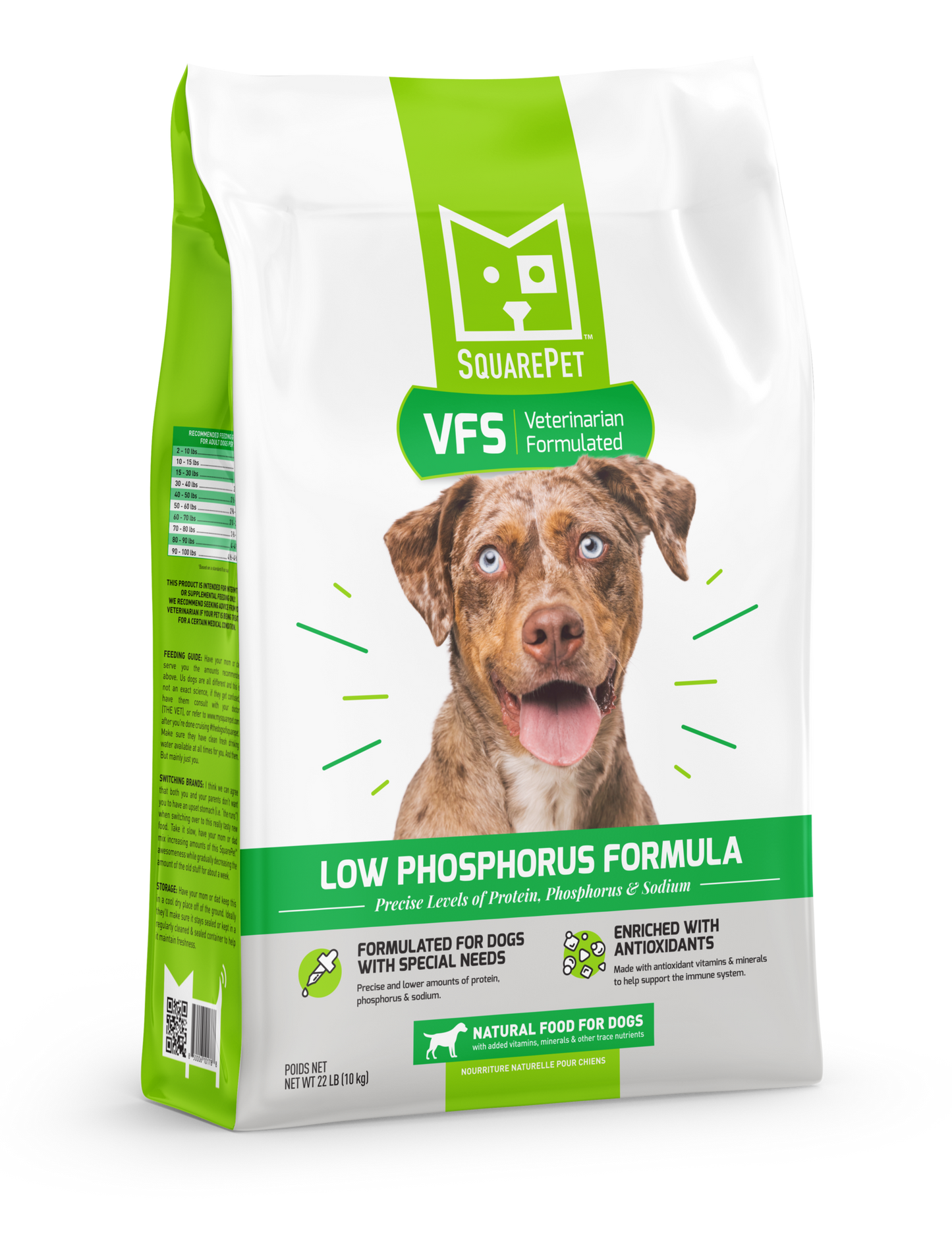 SquarePet VFS Low Phosphorus Dry Dog Food, 4.4-lb (Size: 4.4-lb)