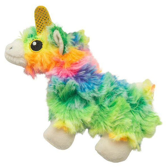 Snugarooz Kitty Momma Llama with Catnip Cat Toy, Rainbow