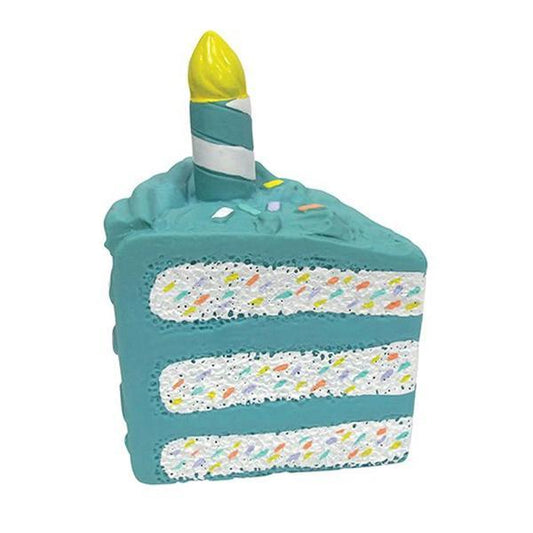 foufouBRANDS Birthday Cake Chew Dog Toy, 6-in (Size: 6-in)