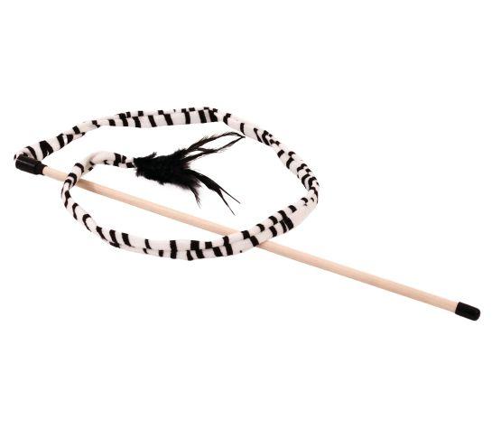 Bud'z Swing Stick Zebra Cat Toy, 49-in (Size: 49-in)