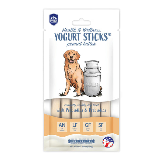 Himalayan Pet Supply Health & Wellness Yogurt Sticks Peanut Butter Dog Treats, 4.8-oz (Size: 4.8-oz)