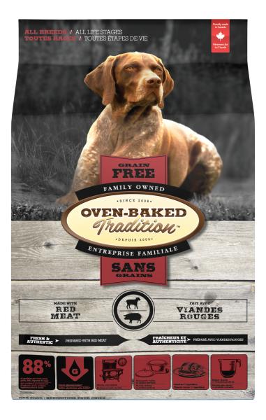 Oven-Baked Tradition Red Meat Grain-Free Dry Dog Food, 5-lb (Size: 5-lb)