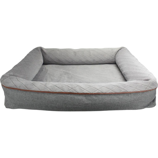 BeOneBreed Snuggle Pet Bed, Gray, Medium (Size: Medium)