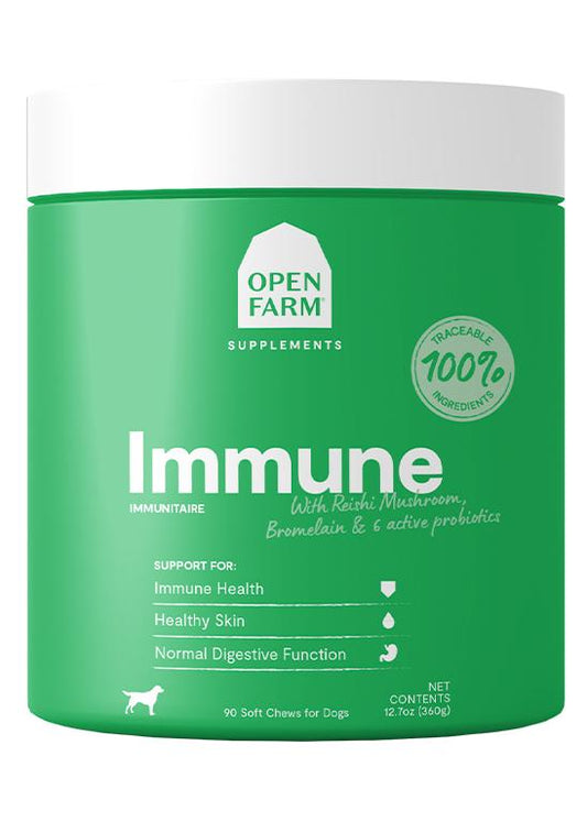 Open Farm Immune Chews Dog Supplement, 90-count (Size: 90-count)