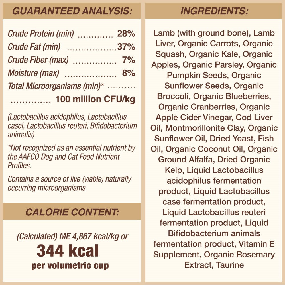 Primal Pronto Raw Freeze-Dried Lamb Recipe Dog Food, 16-oz (Size: 16-oz)