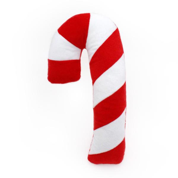 ZippyPaws Holiday Jigglerz Candy Cane Dog Toy