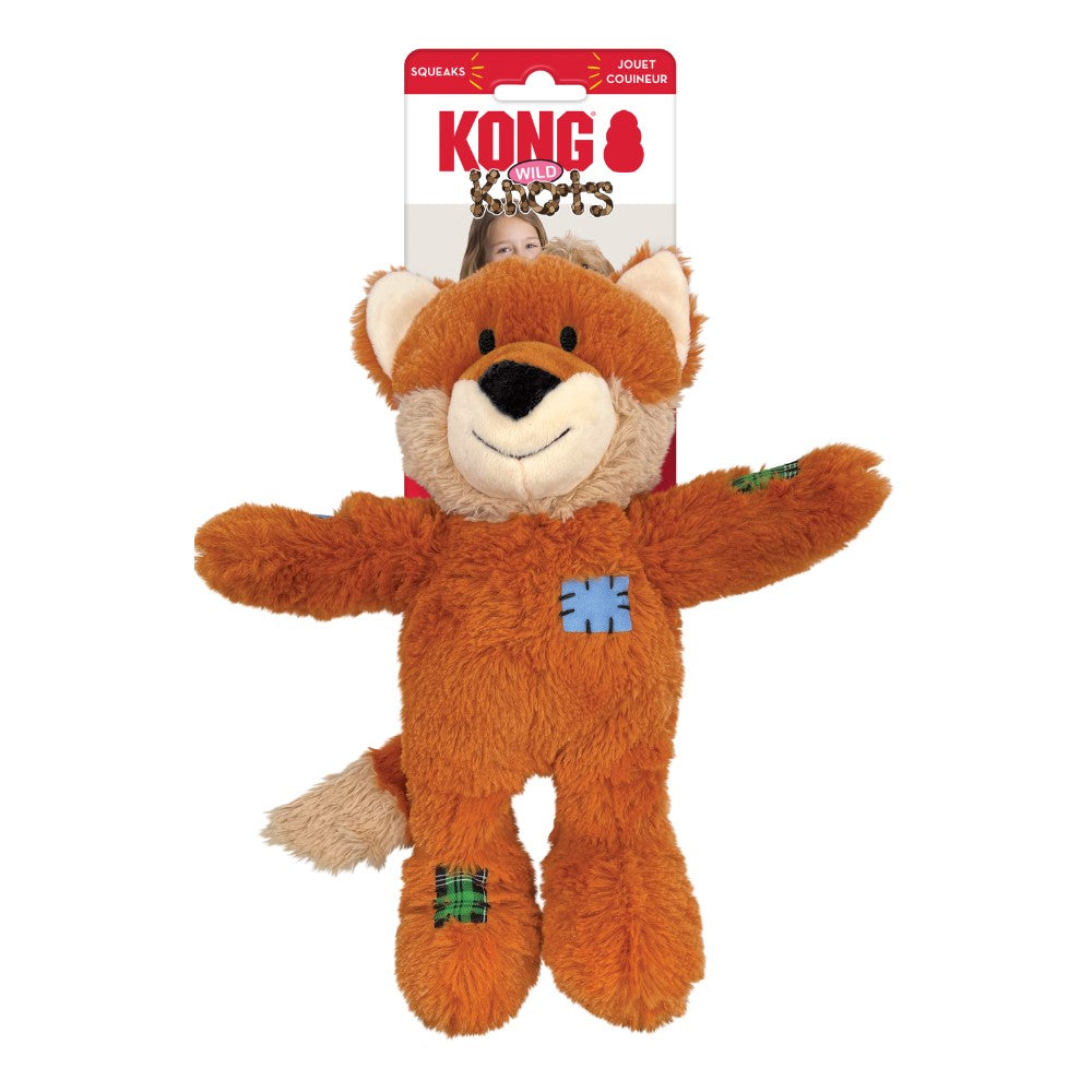 KONG Wild Knots Fox Dog Toy, Medium/Large (Size: Medium/Large)