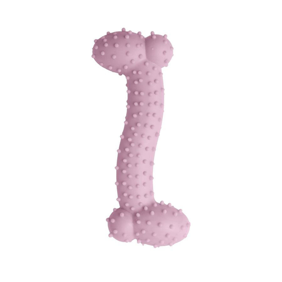 Snugarooz Lil Baby Bone Dog Toy, Pink, 4.25-in (Size: 4.25-in)