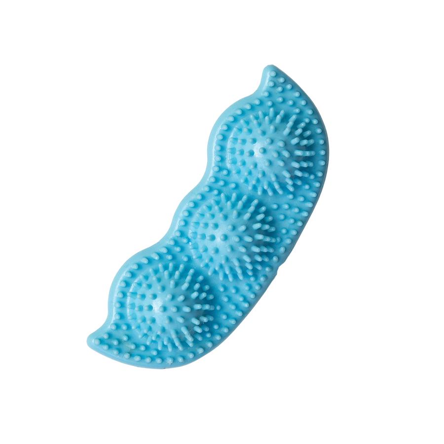 Snugarooz Pea Podz Dog Toy, Blue, 5-in (Size: 5-in)