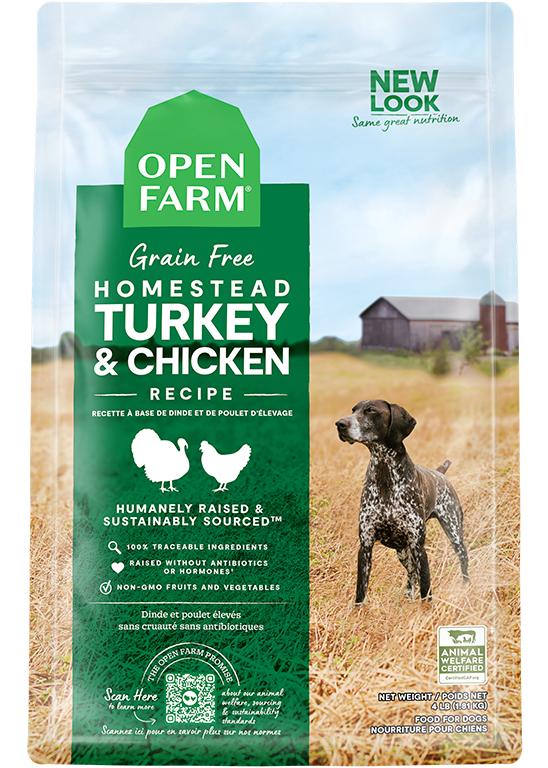 Open Farm Homestead Turkey & Chicken Grain-Free Dry Dog Food, 22-lb (Size: 22-lb)