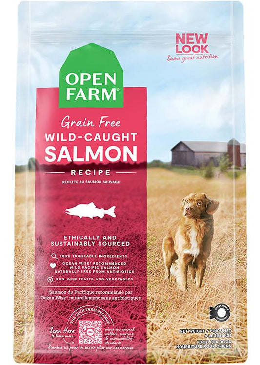 Open Farm Wild-Caught Salmon Grain-Free Dry Dog Food, 4-lb (Size: 4-lb)