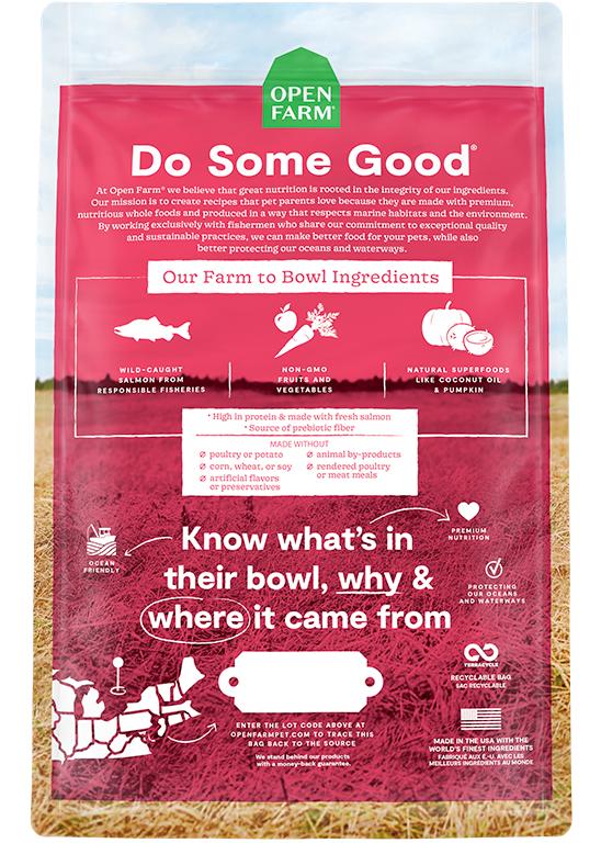 Open Farm Wild-Caught Salmon Grain-Free Dry Dog Food, 4-lb (Size: 4-lb)