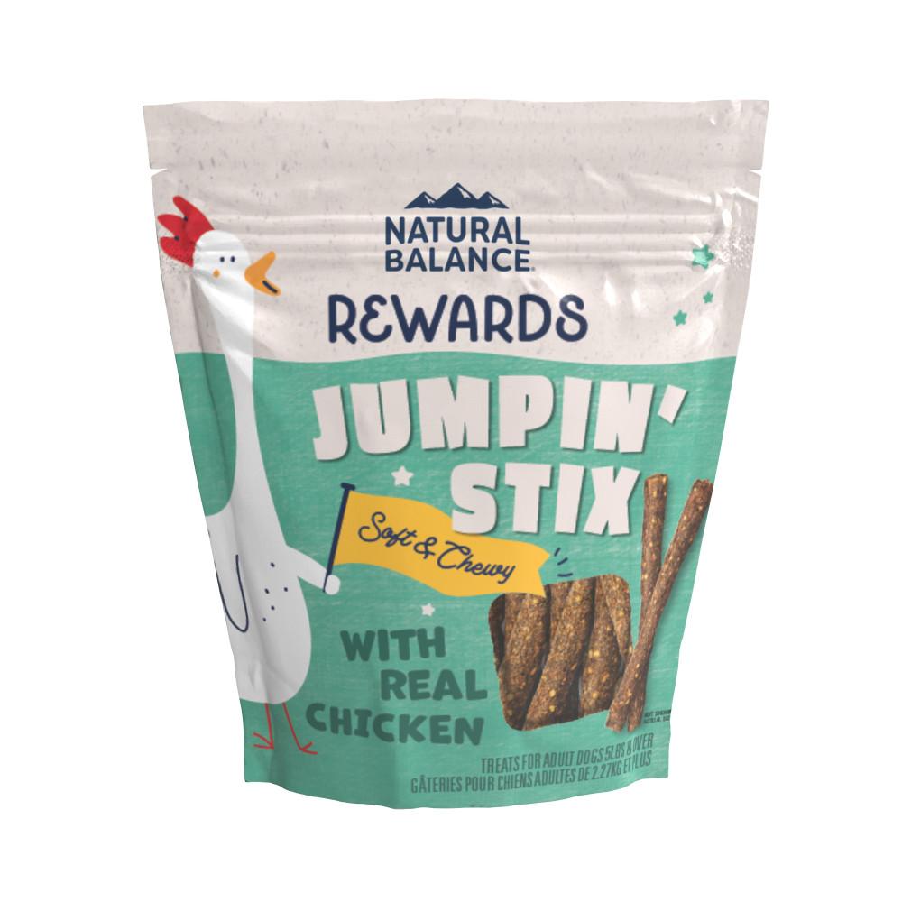 Natural Balance Rewards Jumpin' Stix with Real Chicken Dog Treats, 4-oz (Size: 4-oz)