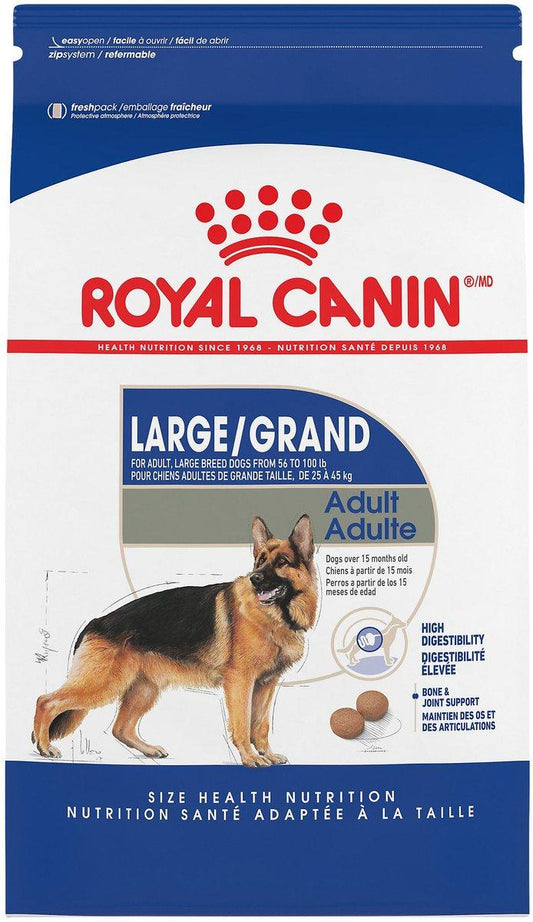 Royal Canin Size Health Nutrition Large Breed Adult Dry Dog Food, 30-lb (Size: 30-lb)