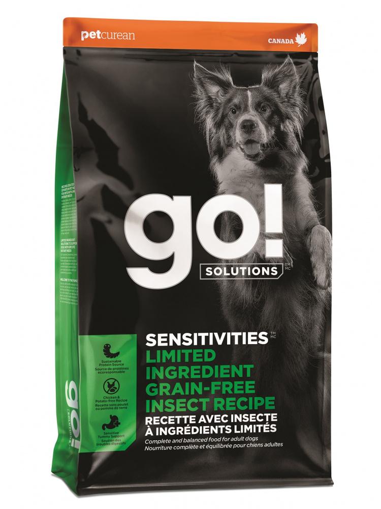 Go! Solutions Sensitivities Limitied Ingredient Insect Recipe Grain-Free Dry Dog Food, 12-lb (Size: 12-lb)