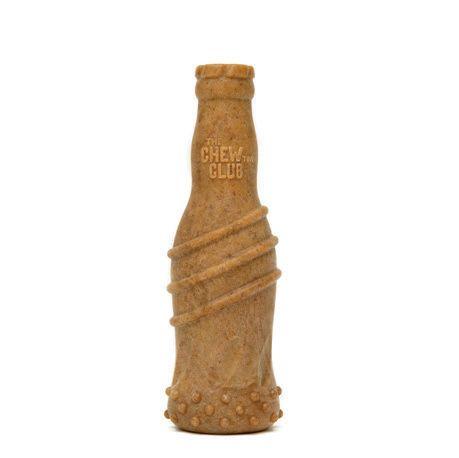Powerbone Nylon & Bamboo Chew Bottle Dog Toy, 6.5-in (Size: 6.5-in)