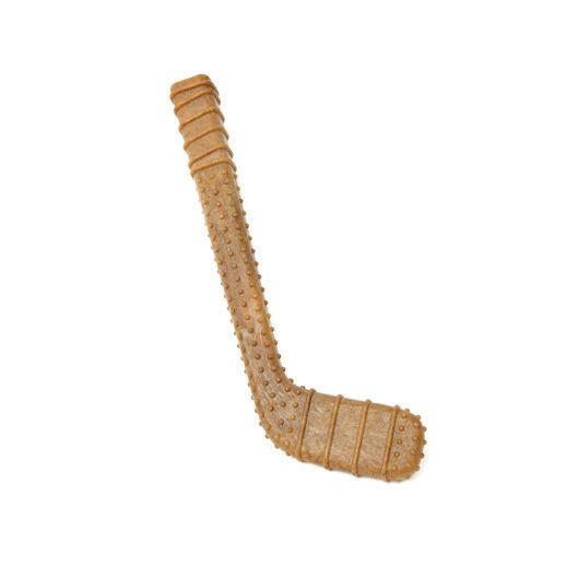 Powerbone Nylon & Bamboo Chew Hockey Stick Dog Toy, 12-in (Size: 12-in)