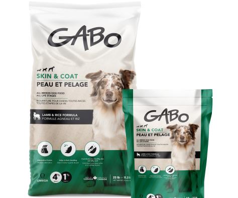Gabo Skin & Coat Lamb & Rice Formula Dry Food for Dogs & Puppies, 11.3-kg (Size: 11.3-kg)