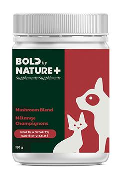 Bold by Nature Mushroom Blend Supplement for Cats & Dogs, 150-gram (Size: 150-gram)