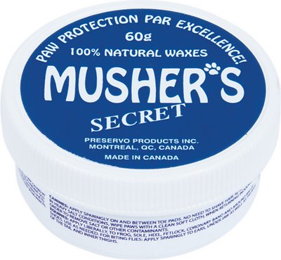 Musher's Secret Paw Protection Natural Dog Wax, 60-g jar (Size: 60-g jar)