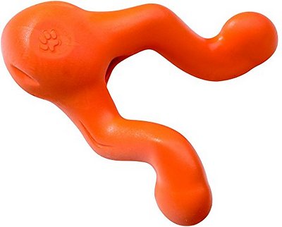 West Paw Zogoflex Tizzi Dog Toy, Tangerine, Large (Size: Large)