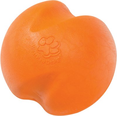 West Paw Zogoflex Jive Dog Toy, Tangerine, Large (Size: Large)