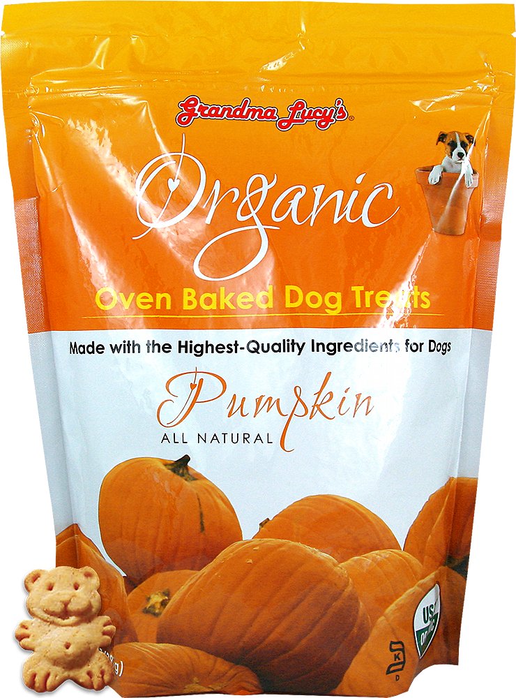 Grandma Lucy's Organic Pumpkin Oven Baked Dog Treats, 14-oz