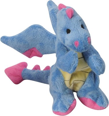 GoDog Dragons Periwinkle Chew Guard Dog Toy, Small (Size: Small)