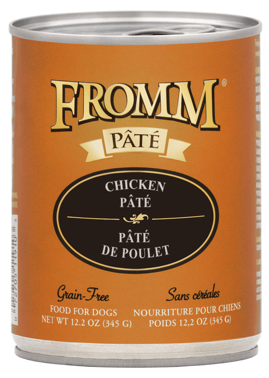 Fromm Chicken Pate Canned Dog Food, 12.2-oz (Size: 12.2-oz)