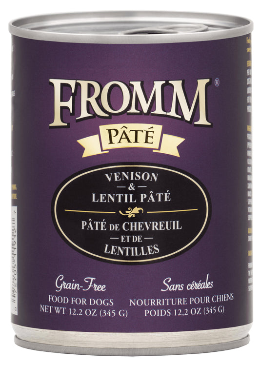 Fromm Venison & Lentil Pate Canned Dog Food, 12.2-oz (Size: 12.2-oz)