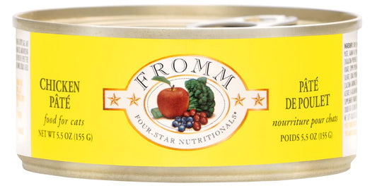 Fromm Four-Star Nutritionals Chicken Pate Canned Cat Food, 5.5-oz (Size: 5.5-oz)