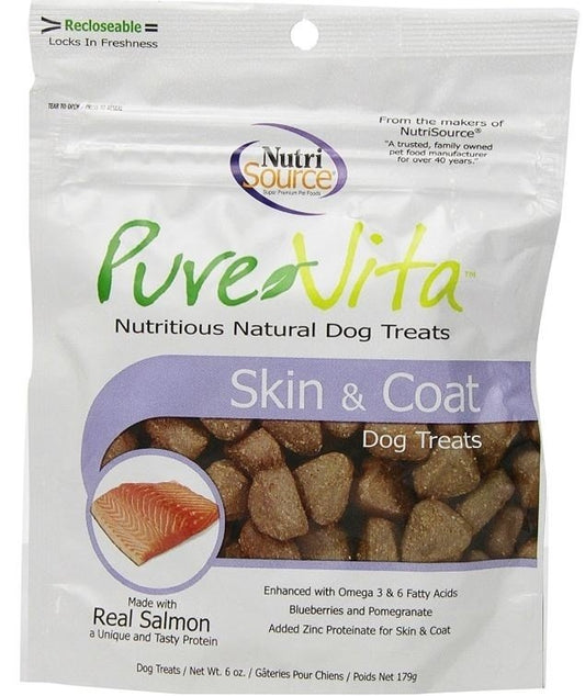 PureVita Skin And Coat Dog Treats, 6-oz (Size: 6-oz)