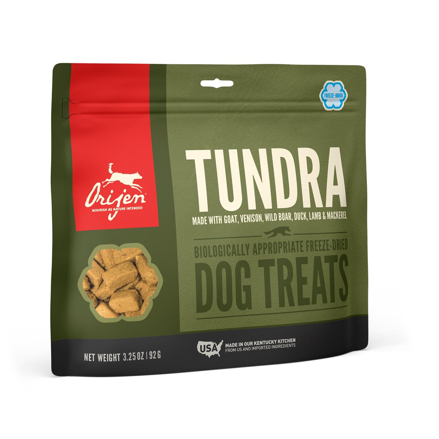 ORIJEN Tundra Grain-Free Freeze-Dried Dog Treats, 3.25-oz (Size: 3.25-oz)