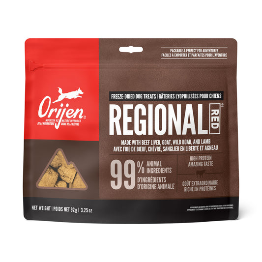 ORIJEN Regional Red Grain-Free Freeze-Dried Dog Treats, 3.25-oz (Size: 3.25-oz)