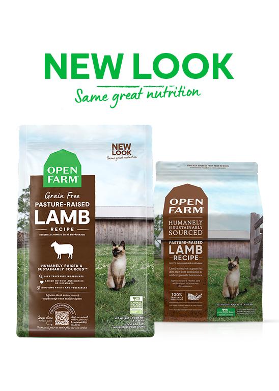 Open Farm Pasture-Raised Lamb Recipe Grain-Free Dry Cat Food, 4-lb (Size: 4-lb)