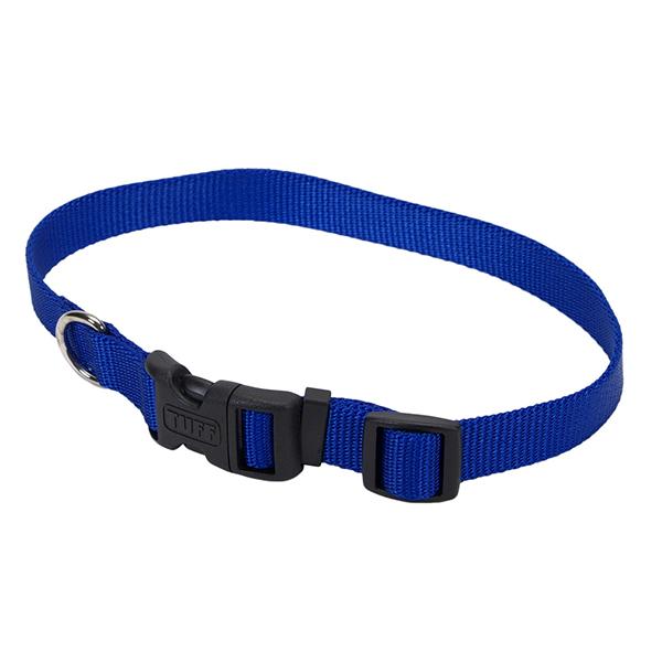 Coastal Tuff Dog Collar, Blue, 3/4-in x 14-20-in (Size: 3/4-in x 14-20-in)