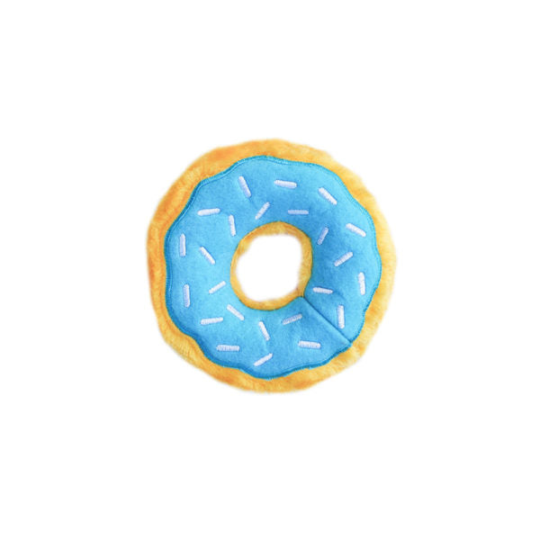 ZippyPaws Mini Donutz Blueberry, 5 x 5 x 1.5 in (Size: 5 x 5 x 1.5 in)