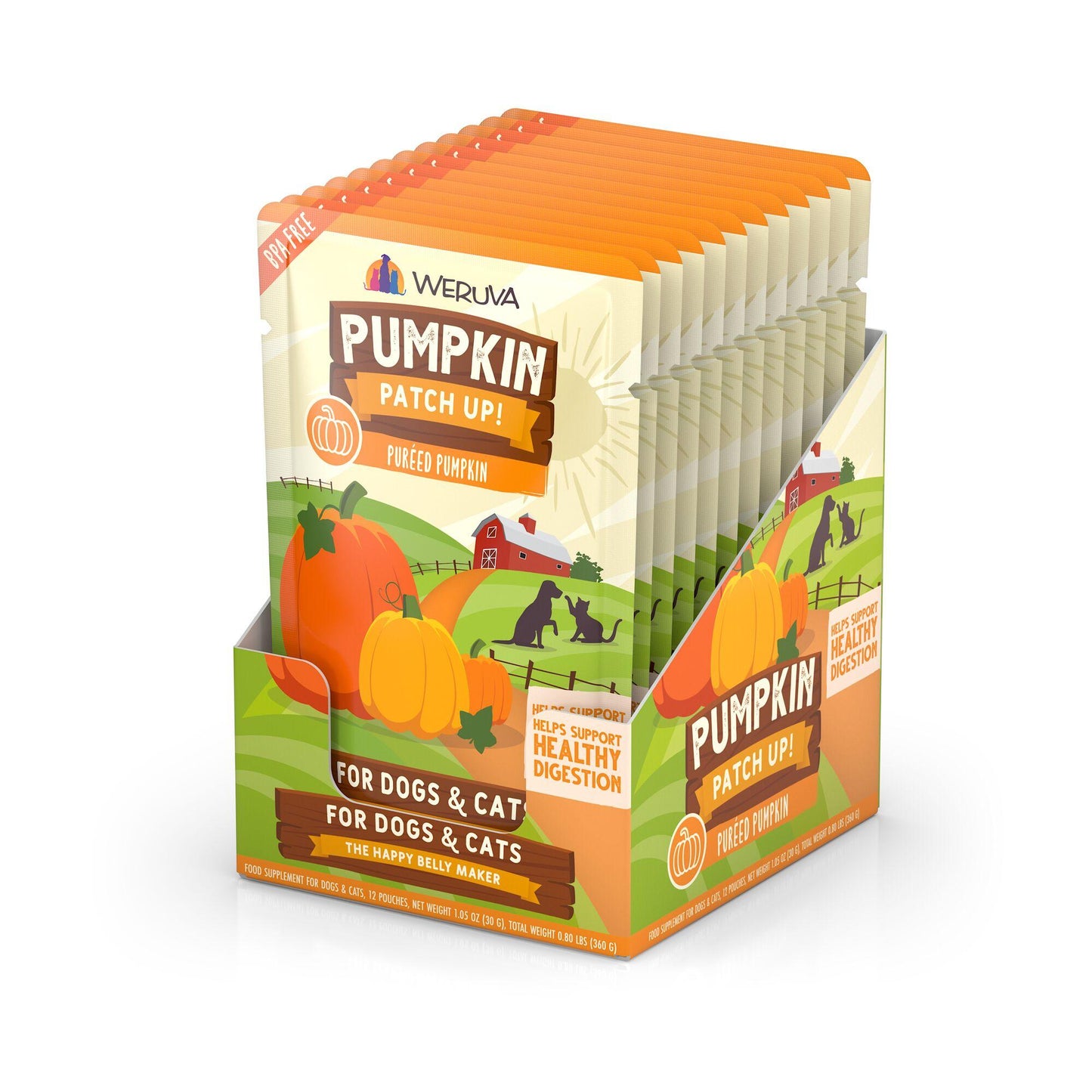 Pumpkin Patch Up Puréed Pumpkin Dog & Cat Supplement, 1.05-oz (Size: 1.05-oz)