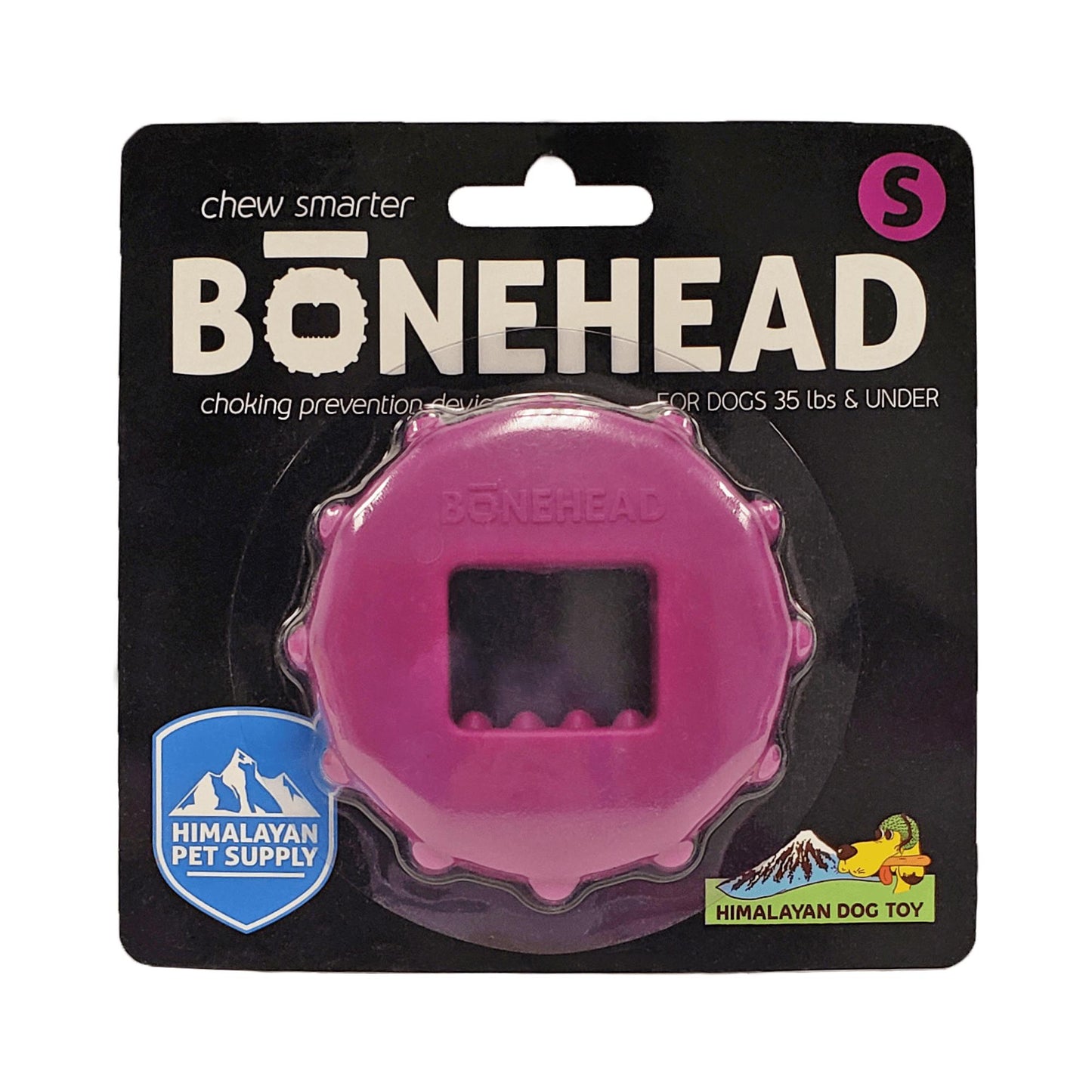 Himalayan Pet Supply Bonehead Dog Treat Toy, Small (Size: Small)